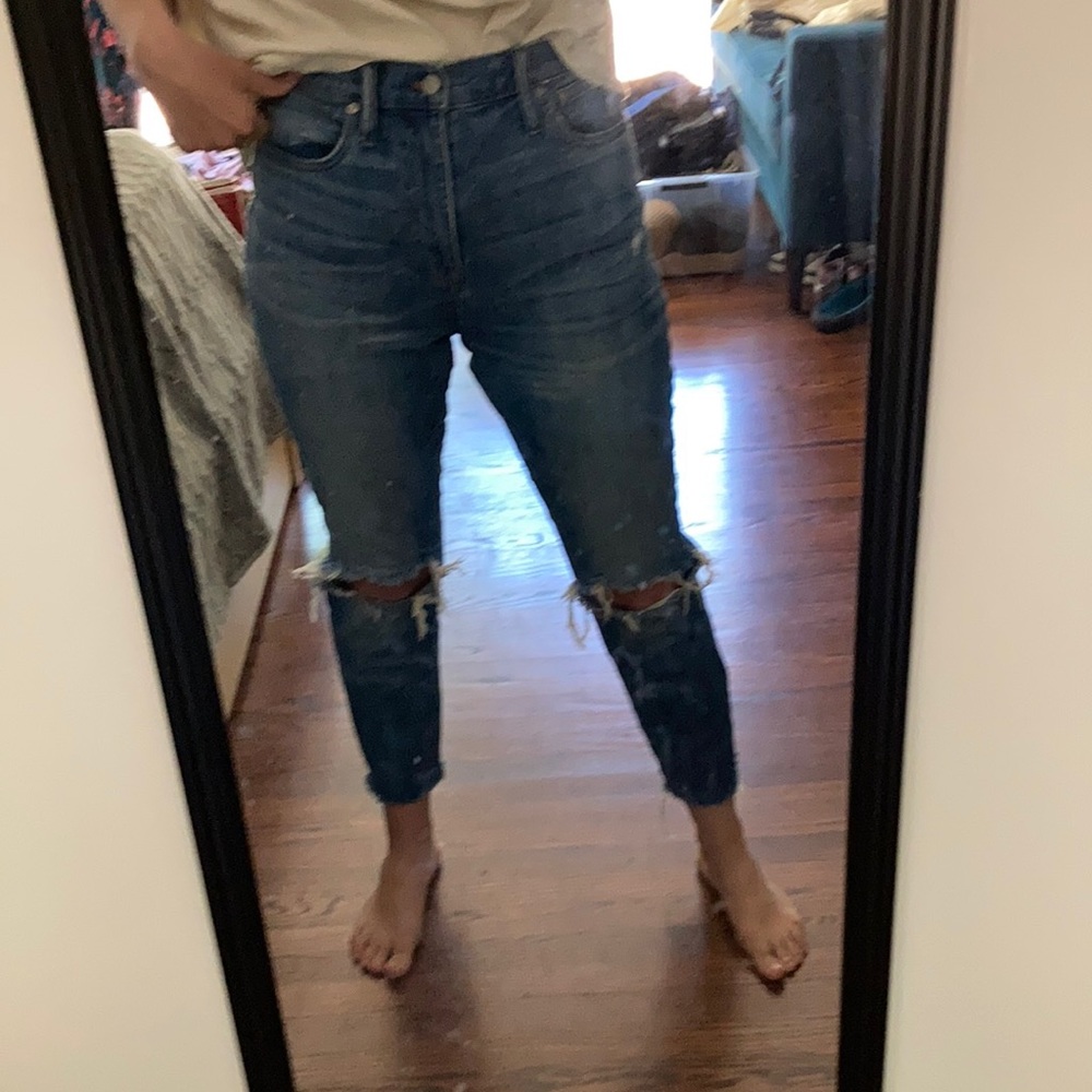 Madewell slim boyjean high rise